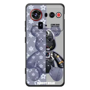 Крутые Чехлы Луи Виттон для ZTE nubia Z80 Ultra (AlphaPrint) (Робот Мишка)