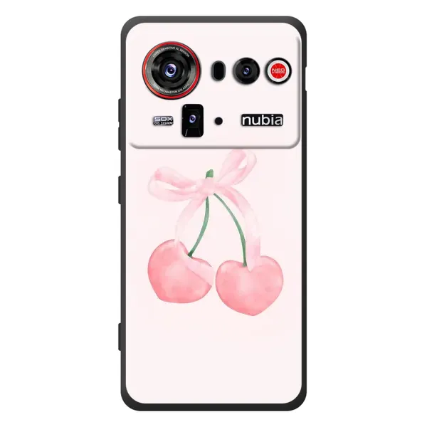Чохол з принтом «Рожеві вишні» для ZTE nubia Z80 Ultra Чохол з принтом «Рожеві вишні» для ZTE nubia Z80 Ultra