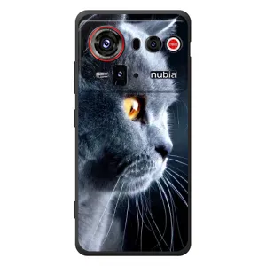Чехлы с Котиками для ZTE nubia Z80 Ultra (VPrint) (Серый Кот)