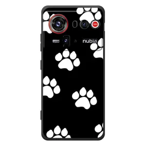 Чехлы с собаками для ZTE nubia Z80 Ultra (VPrint) (Следы собаки)