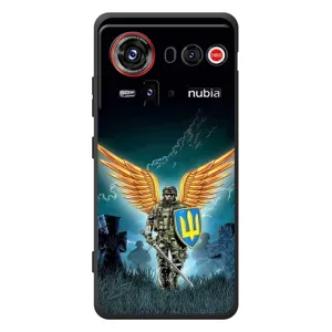 Чехлы с картинкой ЗСУ для ZTE nubia Z80 Ultra (AlphaPrint) (Солдат ЗСУ)