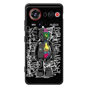 Чехлы для ZTE nubia Z80 Ultra - Bearbrick Louis Vuitton (PREMIUMPrint) (Стиль Bearbrick)