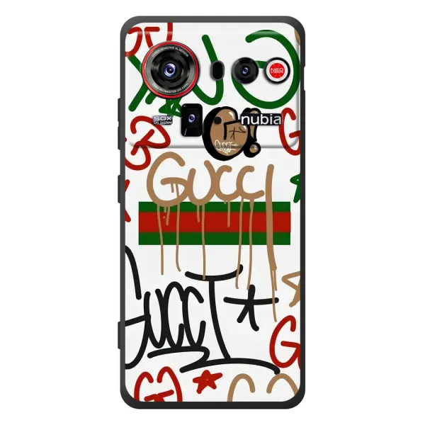 Чехол с принтом «Стиль GUUCI» для ZTE nubia Z80 Ultra