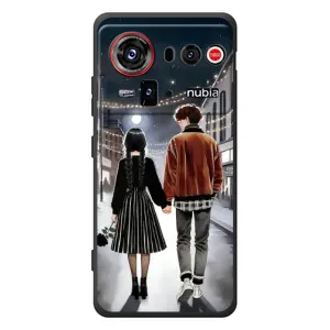 Чехол с дизайном Венздей 2 на ZTE nubia Z80 Ultra (Уэнздей и Тайлер)