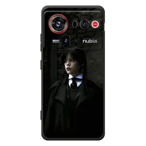Чехол с дизайном Венздей 2 на ZTE nubia Z80 Ultra (Темный стиль Уэнздей)