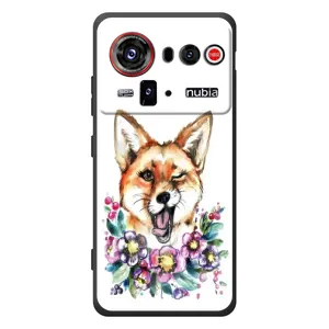Чехлы с картинкой Лисички для ZTE nubia Z80 Ultra (VPrint) (Веселая лисичка)