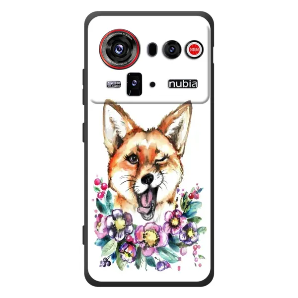 Чохол з принтом «Весела лисичка» для ZTE nubia Z80 Ultra Чохол з принтом «Весела лисичка» для ZTE nubia Z80 Ultra