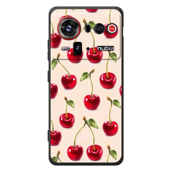 Чохол з принтом «Черешня» для ZTE nubia Z80 Ultra Чохол з принтом «Черешня» для ZTE nubia Z80 Ultra