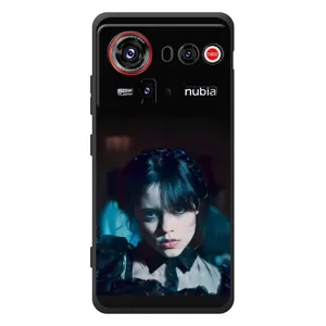 Чехлы Венсдей на ZTE nubia Z80 Ultra Уэнсдей (AlphaPrint) (взгляд Уэнздей)