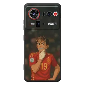 Чехол с футболистом Ламин Ямаль ZTE nubia Z80 Ultra (Ямаль аниме)