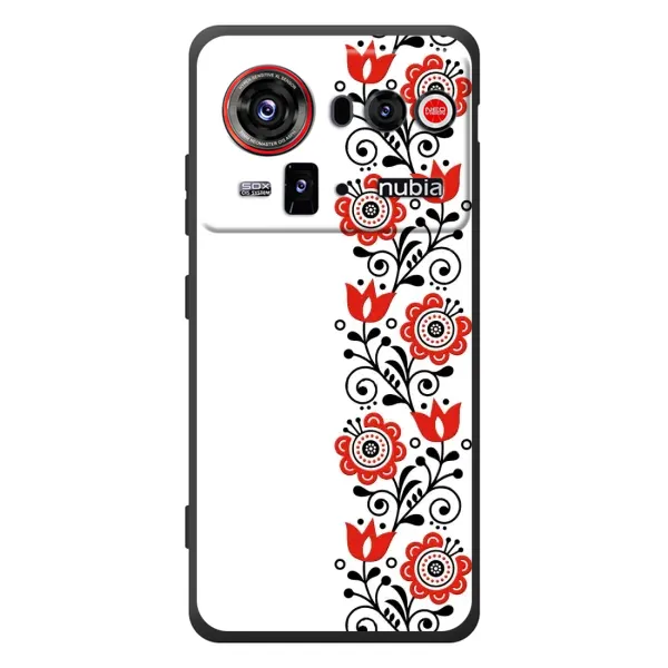 Чехол с принтом «Яркая вишиванка» для ZTE nubia Z80 Ultra