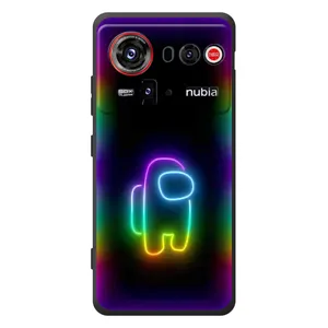 Чехол Амонг Ас для ZTE nubia Z80 Ultra (AlphaPrint) (Яркий скин)