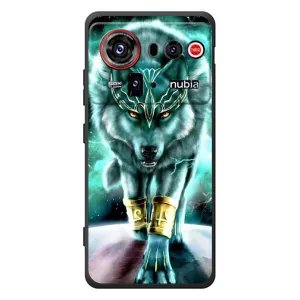Защитные чехлы для ЗТЕ нубия З80 Ультра (AlphaPrint) (ХИТ продаж) ВОЛК (Яркий волк)