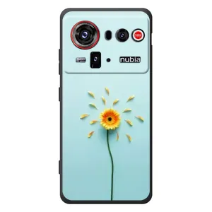 Чехлы с Цветами для ZTE nubia Z80 Ultra (VPrint) (Желтый цветок)