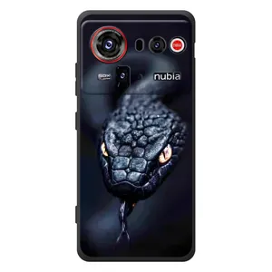 Чехол с картинкой «Хищники» для ZTE nubia Z80 Ultra (Черная змея)