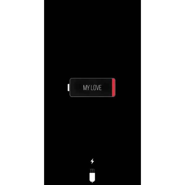 Чохол з принтом «Love battery» для ZTE Blade V2020 Smart