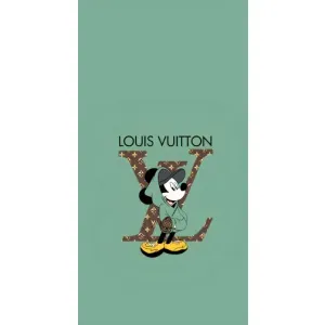 Чохли Луі Вітон для ZTE V2020 Smart (AlphaPrint - LOUIS VUITTON) (Міккі Маус LV)