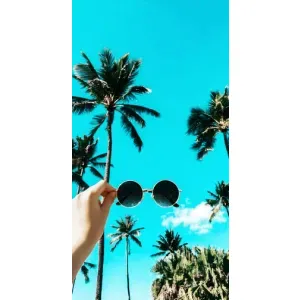 Силиконовый чехол с КАРТИНКАМИ лето для ZTE V2020 Smart (AlphaPrint) (Взгляд лето)