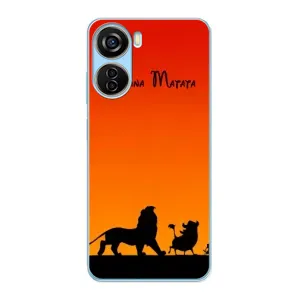 Чохол Король лев на ZTE V40 Design (Акуна Матата закат)