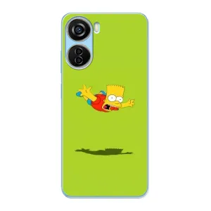 Чjхол з Сімпсонами для ZTE V40 Design (VPrint) (Барт Сімпсон)