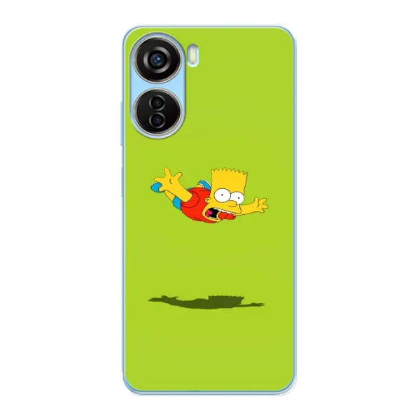 Чехол с принтом «Барт Симпсон» для ZTE V40 Design Чехол с принтом «Барт Симпсон» для ZTE V40 Design