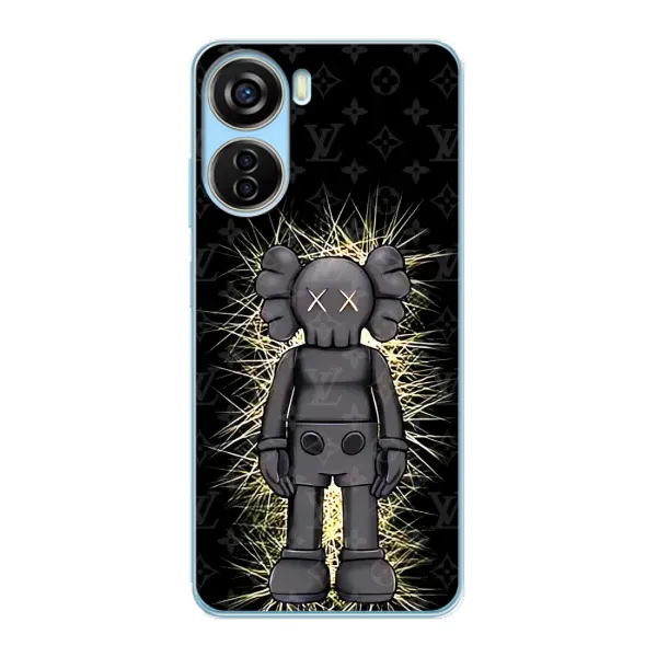Чехол с принтом «Bearbrick LV» для ZTE V40 Design