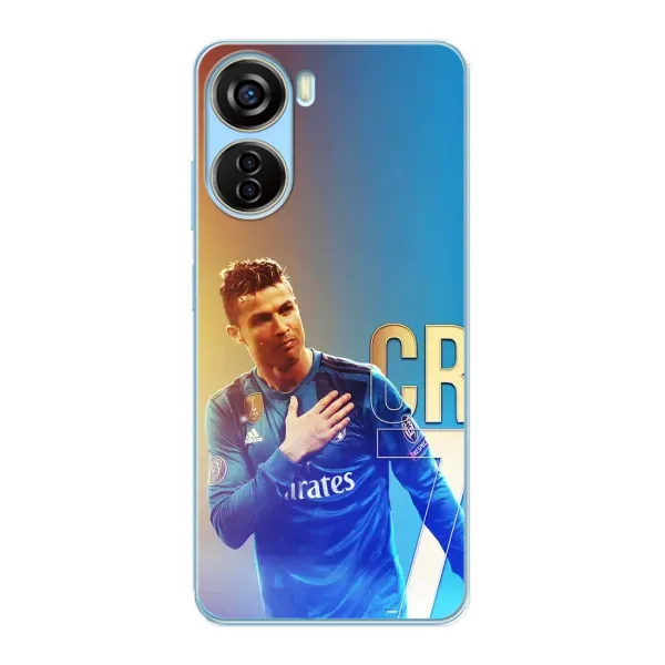 Чехол с принтом «CR7 Real» для ZTE V40 Design Чехол с принтом «CR7 Real» для ZTE V40 Design