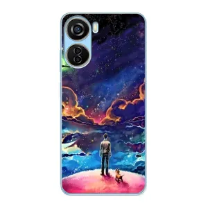 Космические Чехлы для ЗТЕ В40 Десигн (VPrint) (Галактический вид)