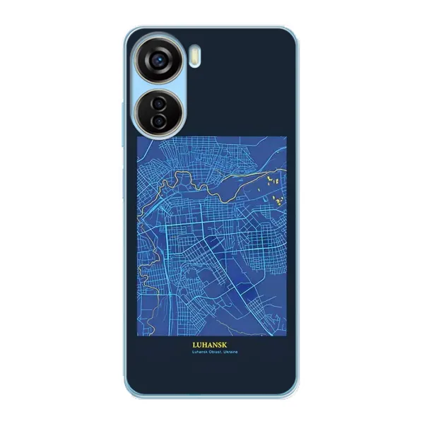 Чохол з принтом «Луганськ» для ZTE V40 Design
