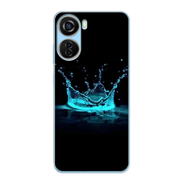 Чохол з принтом «Крапля корони» для ZTE V40 Design