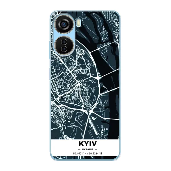 Чохол з принтом «Київ» для ZTE V40 Design