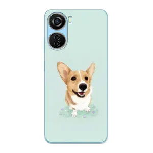 Чехлы с собаками для ZTE V40 Design (VPrint) (Корги)