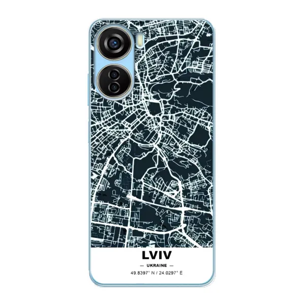 Чохол з принтом «Львів» для ZTE V40 Design
