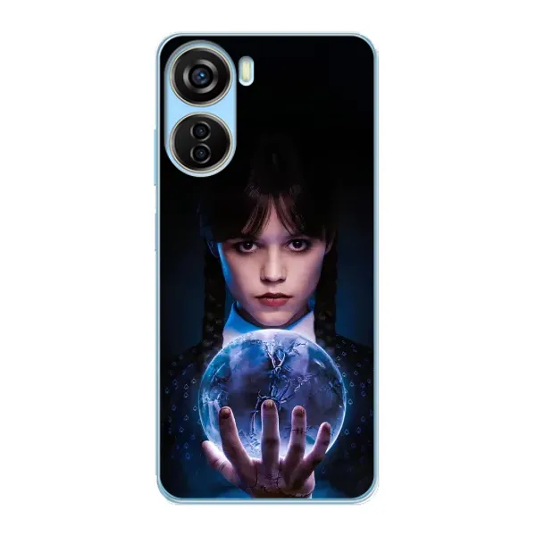 Чехол с принтом «Магическая сфера Уэнздей» для ZTE V40 Design
