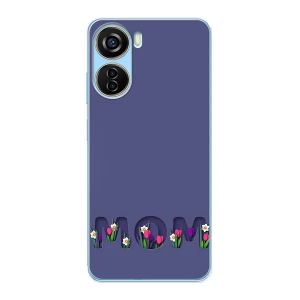 Чехол с принтом «Мама в цветах» для ZTE V40 Design