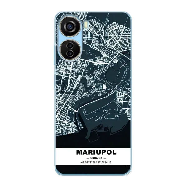 Чохол з принтом «Маріуполь» для ZTE V40 Design