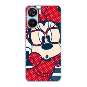 Эксклюзивный чехол для ZTE V40 Design (AlphaPrint - Мультяшные) (Маус в очках)