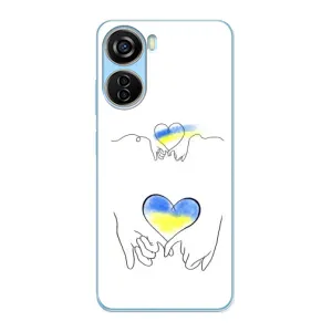 Чохол для Патріота України ZTE V40 Design - (AlphaPrint) (Мир Україні)