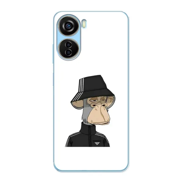 Чехол с принтом «обезьяна NFT Adidas» для ZTE V40 Design
