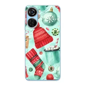 Новорічні Чохли для ZTE V40 Design (VPrint) (Одяг НР)
