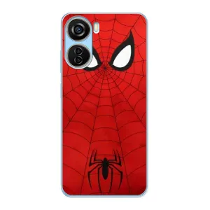 Чехол с человеком пауком для ZTE V40 Design - (AlphaPrint) (Паук (Марвел))