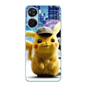 Чехол с Пикачу на ZTE V40 Design (Пикачу в городе)
