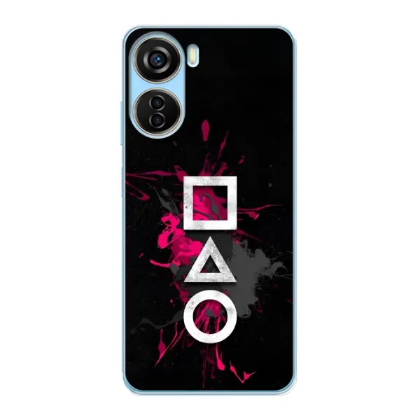 Чохол з принтом «Символи Гра кальмара» для ZTE V40 Design