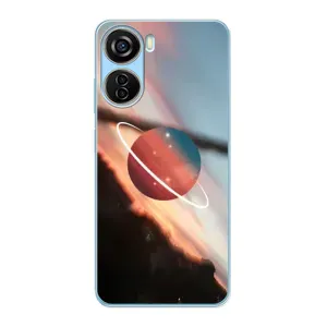 Космические Чехлы для ЗТЕ В40 Десигн (VPrint) (Сатурн)