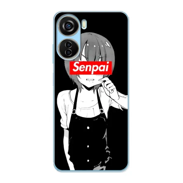 Чохол з принтом «Senpai» для ZTE V40 Design