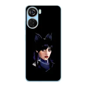 Чохли Венсдей на ZTE V40 Design Уенсдей (AlphaPrint) (серйозна Венздей)