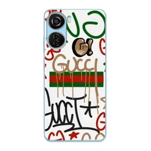 Бренднові Чохли для ZTE V40 Design - (PREMIUMPrint) (Стиль GUUCI)