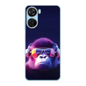 Чохол з Мавпами ZTE V40 Design - (AlphaPrint) (Стильна мавпа)