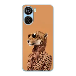 Чохол з принтом стильні тварини для ZTE V40 Design (Стильний леопард)