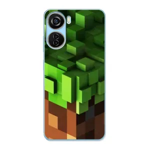 Чохол Майнкрафт на ZTE V40 Design (AlphaPrint) Minecraft (текстура Майнкрафт)